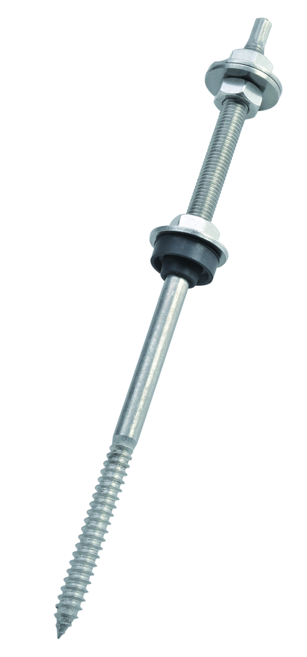 100 clip per recinzione in acciaio inox con viti, morsetti per