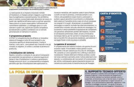 Staffaggi industriali, dalla consulenza alla posa