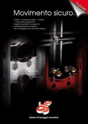 Fissaggio Vasi Bidet Sospesi - "Movimento Sicuro"