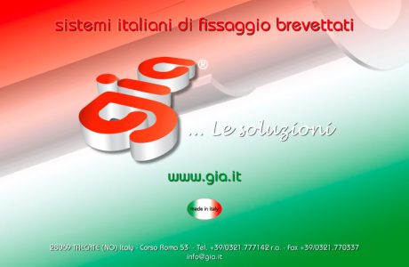 Gia - Sistemi italiani di fissaggio brevettati ...Le soluzioni
