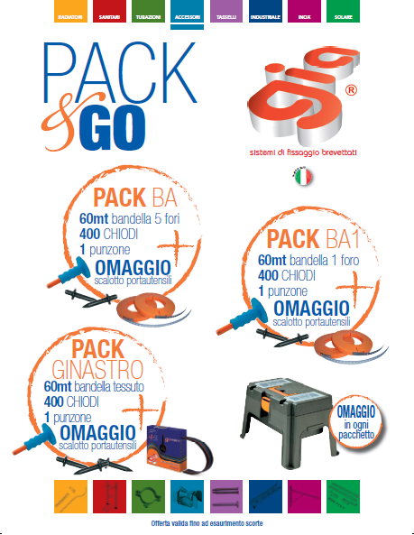 Pack&GO: il pacchetto ideale per il fissaggio